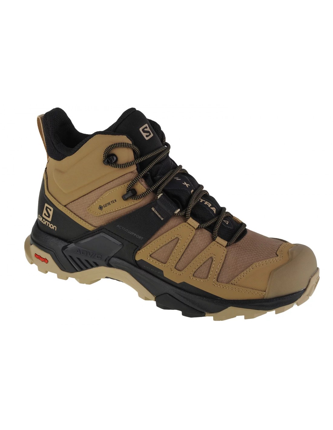 Salomon X Ultra 4 Mid GTX L41294100 Ανδρικά Ορειβατικά Μποτάκια Αδιάβροχα με Μεμβράνη Gore-Tex Kelp / Black / Safari