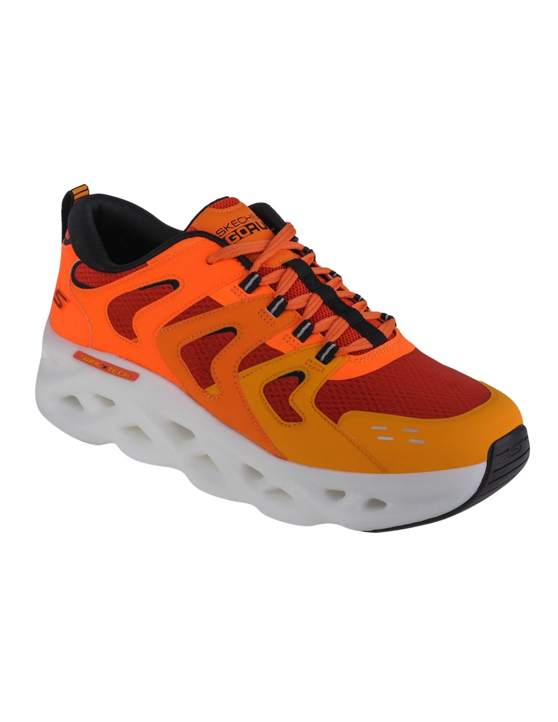 Skechers GO Run Swirl 220301-ORG Ανδρικά Αθλητικά Παπούτσια Running Πορτοκαλί