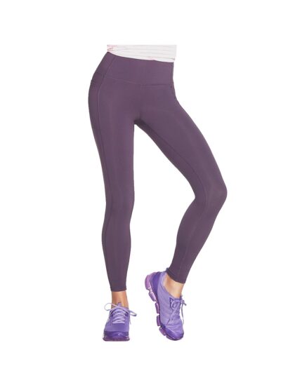 Skechers Go Walk 7/8 Training Γυναικείο Cropped Κολάν Ψηλόμεσο Μωβ W03LG31B-DKPR