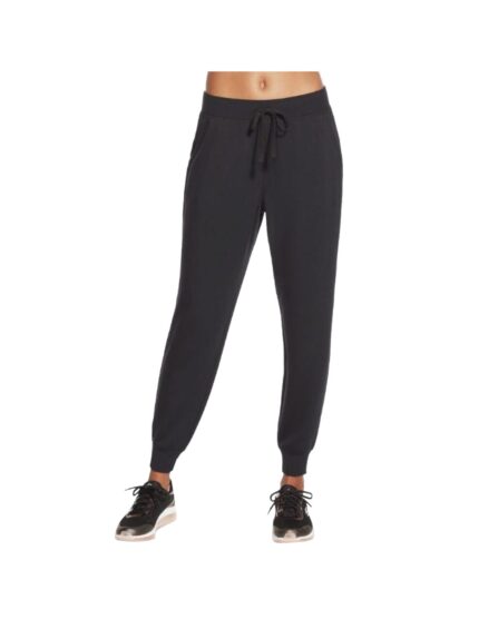 Skechers Restful Παντελόνι Γυναικείας Φόρμας με Λάστιχο Μαύρο W03PT49-BLK