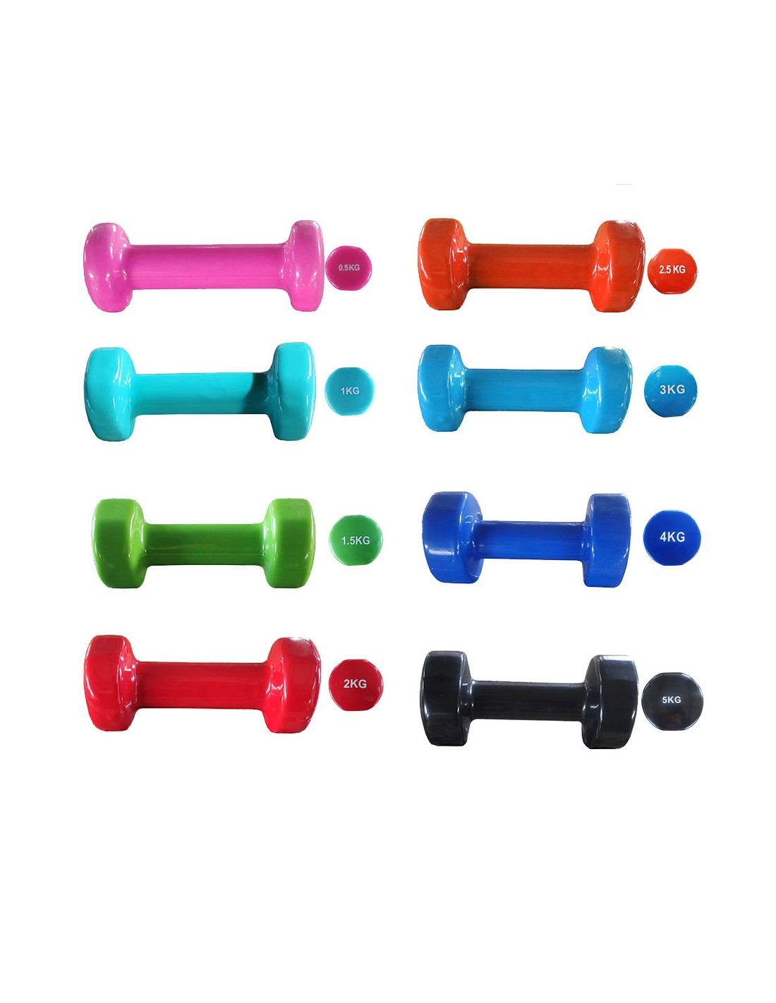 Vinyl dumbbell