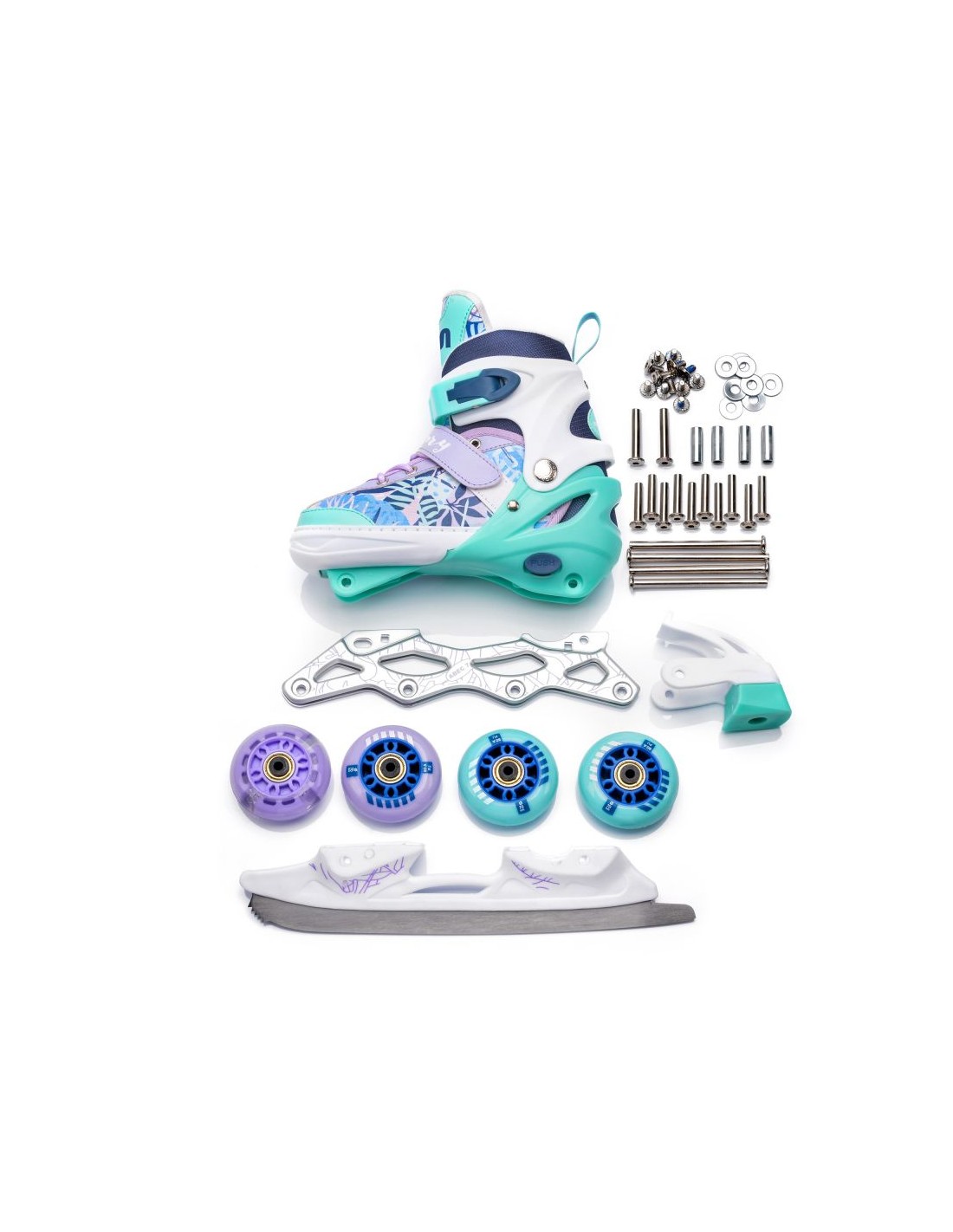 Meteor 4in1 Skates Blueberry L 3841 24385 - Image 13