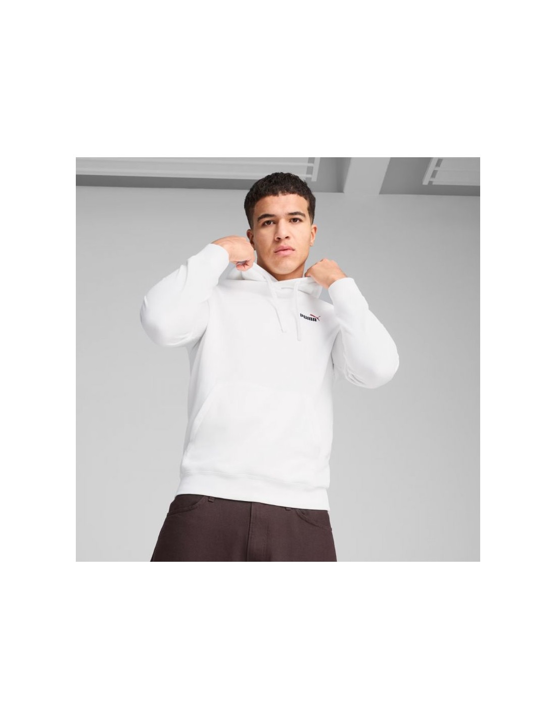 Puma Ess 2 Color Small No1 Logo Hoodie TR M 684719 02 - Image 3