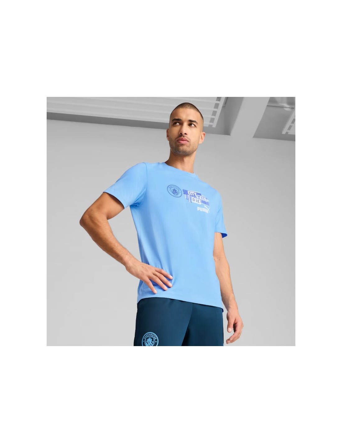 Puma Manchester City ftbNGRY Tee 77911939 - Image 5