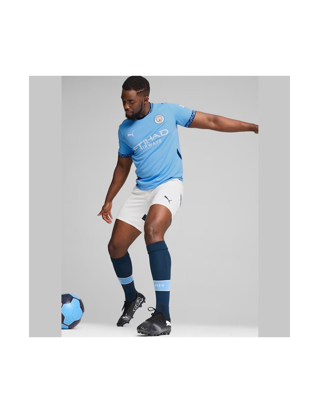 Puma Manchester City Home JSY Replica Jersey 77507501 - Image 3