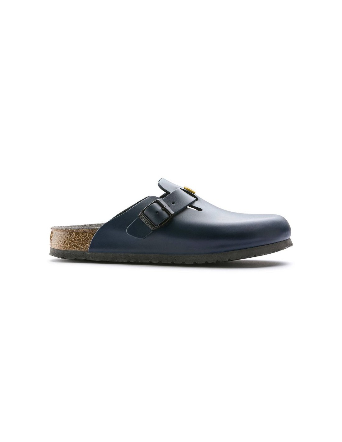Women's Birkenstock Boston ESD Blue clogs natural leather narrow slippers 0061388 - Image 5