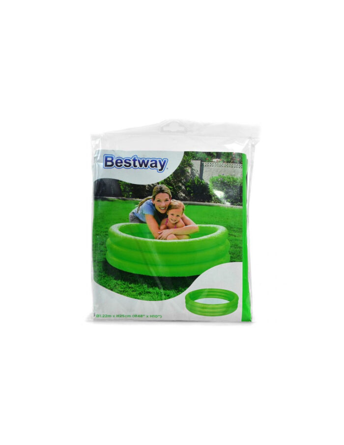 Bestway 51025B Παιδική Πισίνα Φουσκωτή Κόκκινη 122x122x25εκ. - Image 4