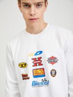 Diesel Felpa Bianco 8051385279408 - Image 3