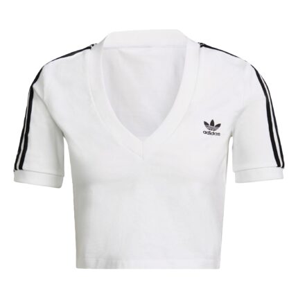 White Women's Crop Top Adidas Originals - Women