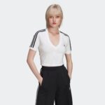 White Women's Crop Top Adidas Originals - Women - Image 4