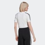 White Women's Crop Top Adidas Originals - Women - Image 6