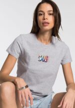 Levi's Grey Women's Annealed T-Shirt Levi's 501 - Women - Image 3