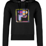 FilaΓυναικείο Φούτερ με Κουκούλα Μαύρο