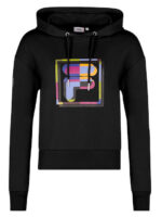 FilaΓυναικείο Φούτερ με Κουκούλα Μαύρο