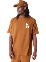NEW ERA Men La Dodgers League Essential Oversized T-Shirt - BROWN - 60416427 - Image 7