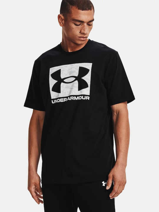 fixedratio_20250910030527_under_armour_abc_camo_boxed_t_shirt_mayro_1361673_001 Under ArmourABC Camo Boxed T-shirt Μαύρο - Image 1