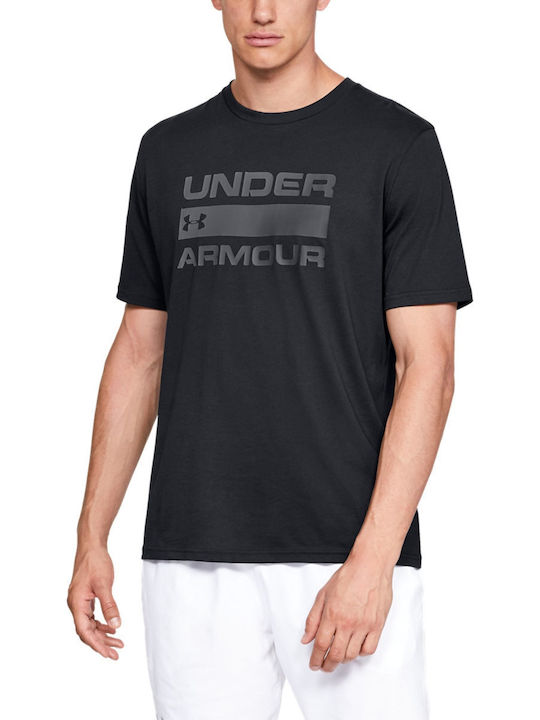 Under ArmourTeam Issue Wordmark Αθλητικό T-shirt Μαύρο - Image 6