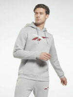 ReebokVector Φούτερ με Κουκούλα Γκρι
