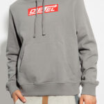 DieselΦούτερ με Κουκούλα Γκρι A06856-0JFAV-9CP