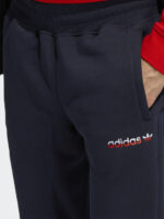 Adidas Ανδρικό παντελόνι φόρμας 3 Stripes H31269-LEGINK/RED - Image 5