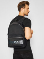BOSS Business Mens Recycled Nylon backpack -black - Image 4
